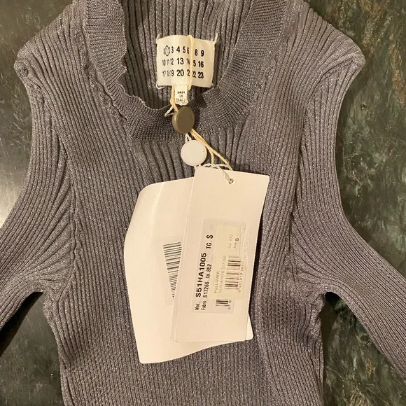 Silver Maison Margiela Top